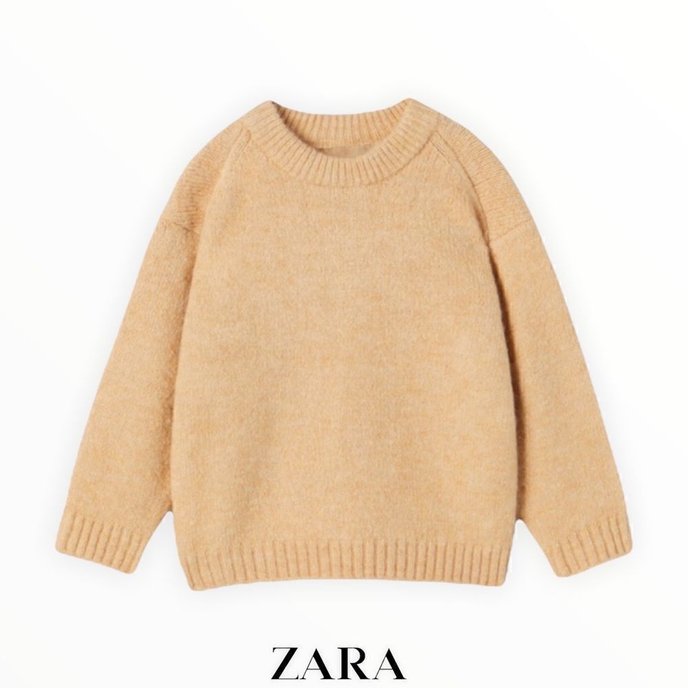 ZARA Kids | Natural | Ribbed Knit Sweater
